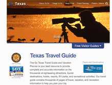 Tablet Screenshot of go-texas.com